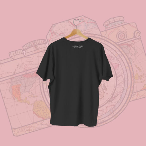 World on Camera T-shirt Black Back – Dede Yaar