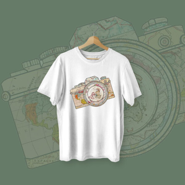 World on Camera T-shirt White Front – Dede Yaar