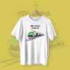 Yatri Kripya Dhyan De (Indian Rail) T-shirt White Front – Dede Yaar