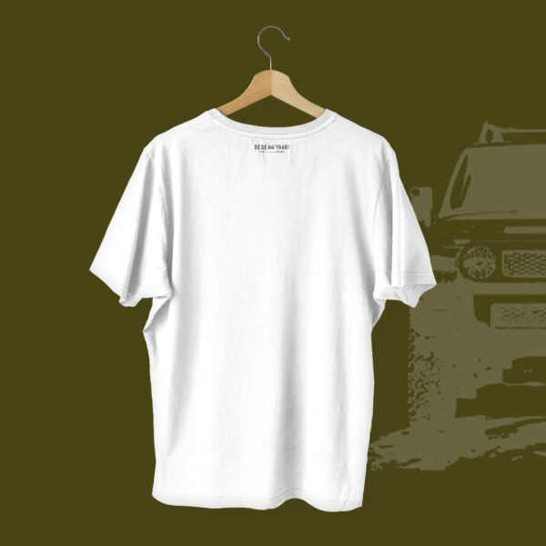 No Road No Problem SUV T-shirt White Back - Dede Yaar