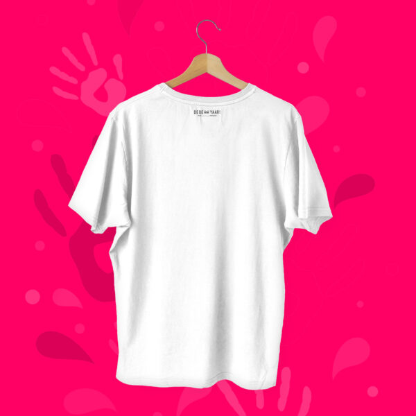 Happy Holi Hands With Color T-shirt White – Dede Yaar