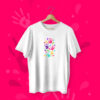 Happy Holi Hands With Color T-shirt White – Dede Yaar