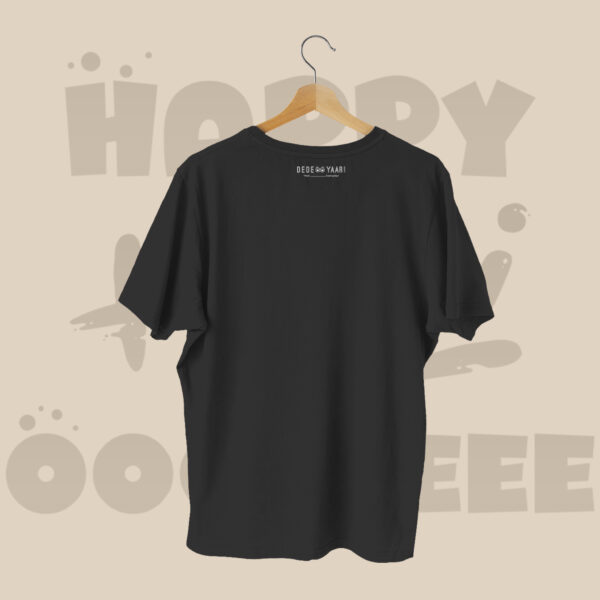 Happy Holi Oooeeee T-shirt Black – Dede Yaar