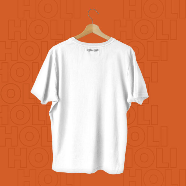 Happy Holi Bubble T-shirt White – Dede Yaar