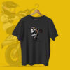 Girl Motocross Biker T-shirt Black