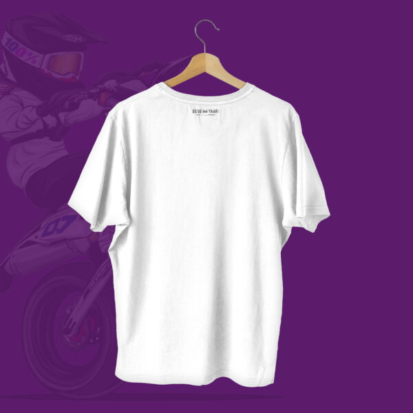 Girl Motocross Biker T-shirt White