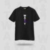Wait Oversized Graphic Tshirt Black - DedeYaar