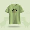 You Are Offline Try Talking to People Oversized Graphic Tshirt Pistachio Green - DedeYaar