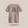 Born to Sleep Graphic Tshirt Beige - DedeYaar