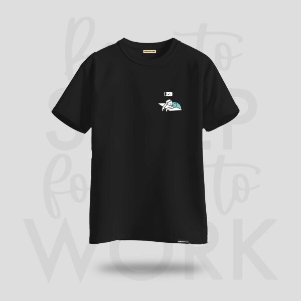 Born to Sleep Graphic Tshirt Black - DedeYaar