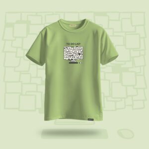 To-do List Graphic Tshirt Pistachio Green - DedeYaar